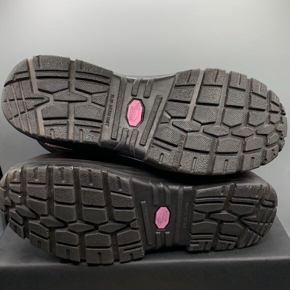 AVENGER SIZE 10 WIDE WOMENS STEEL TOE SAFETY FRAMER WORKBOOTS A7123 - Picture 5 of 11